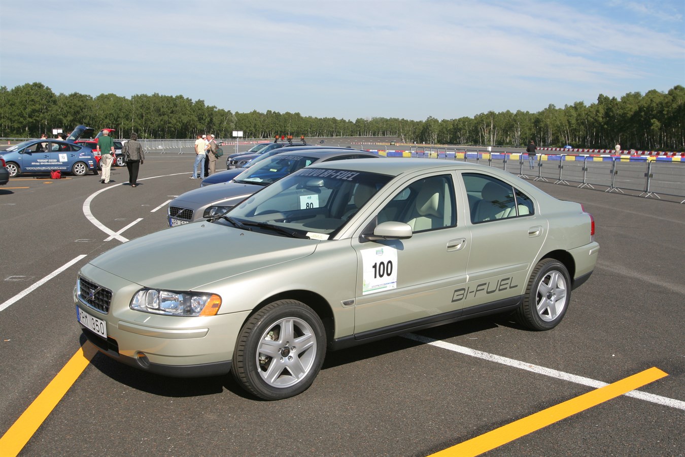 Volvo S60 Bi-Fuel participating in Michelin Challenge Bibendum 2006