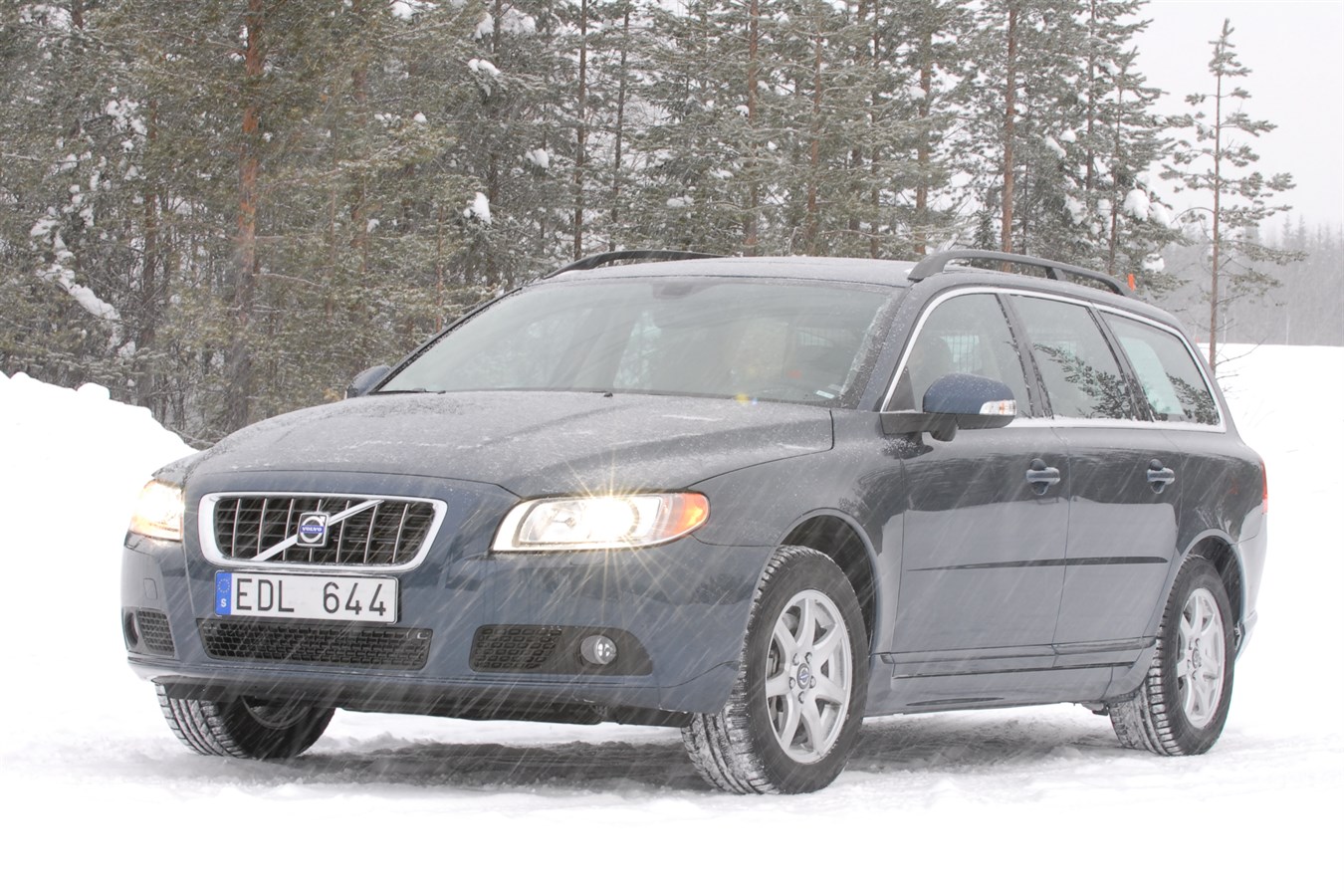 Volvo V70, winter driving