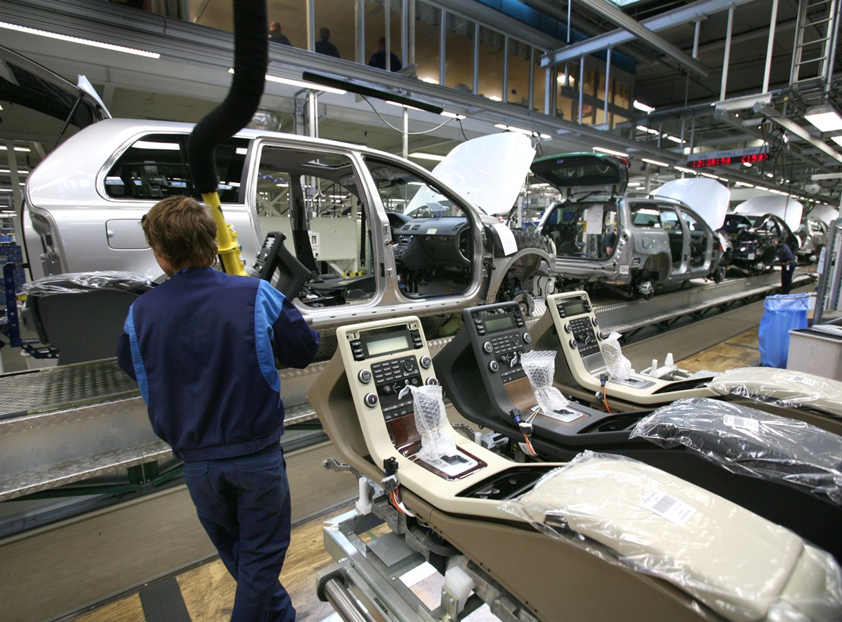 Volvo Cars, stabilimento di Torslanda, assemblaggio finale, (stack centrale)