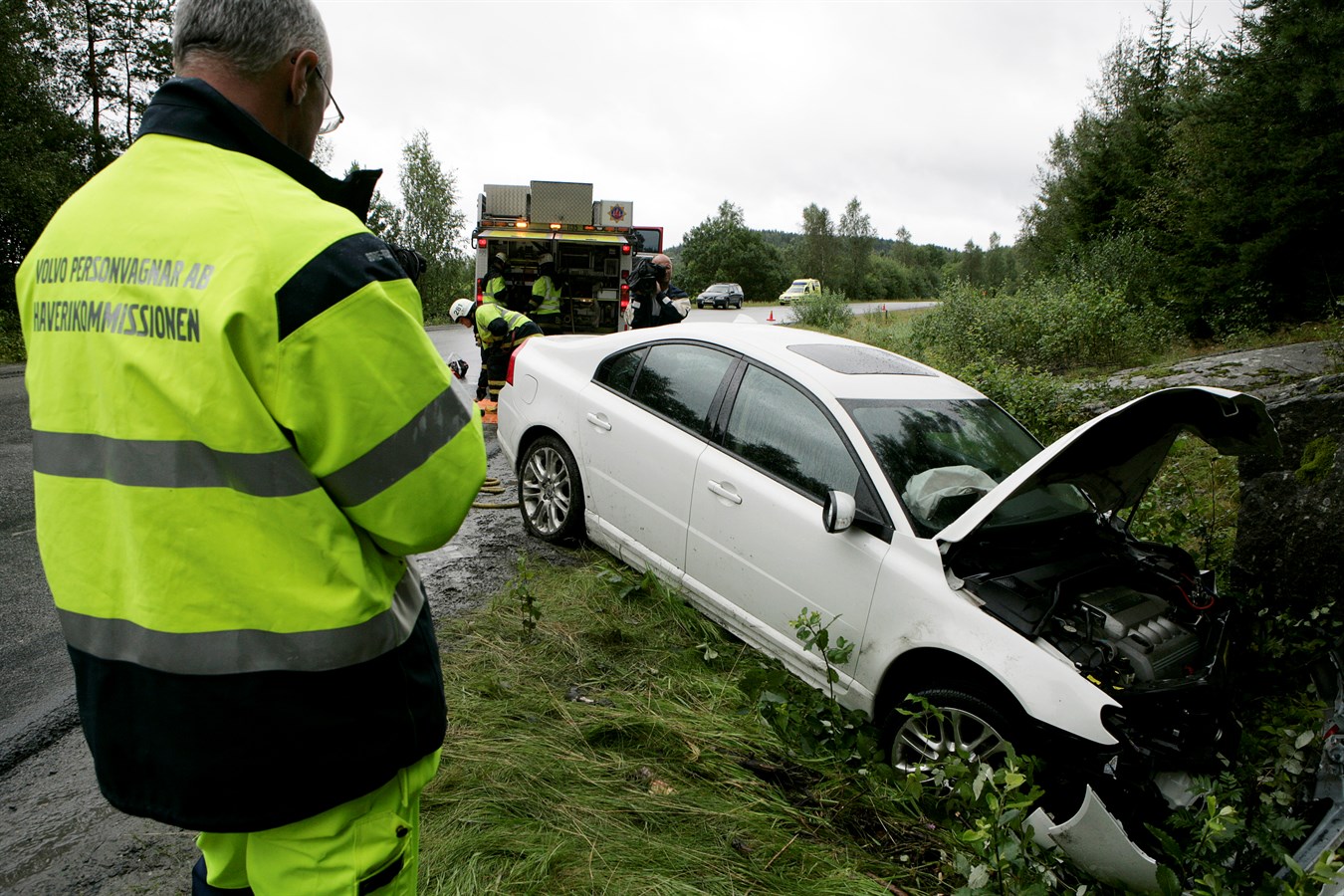 Volvo Cars accident research team at work
