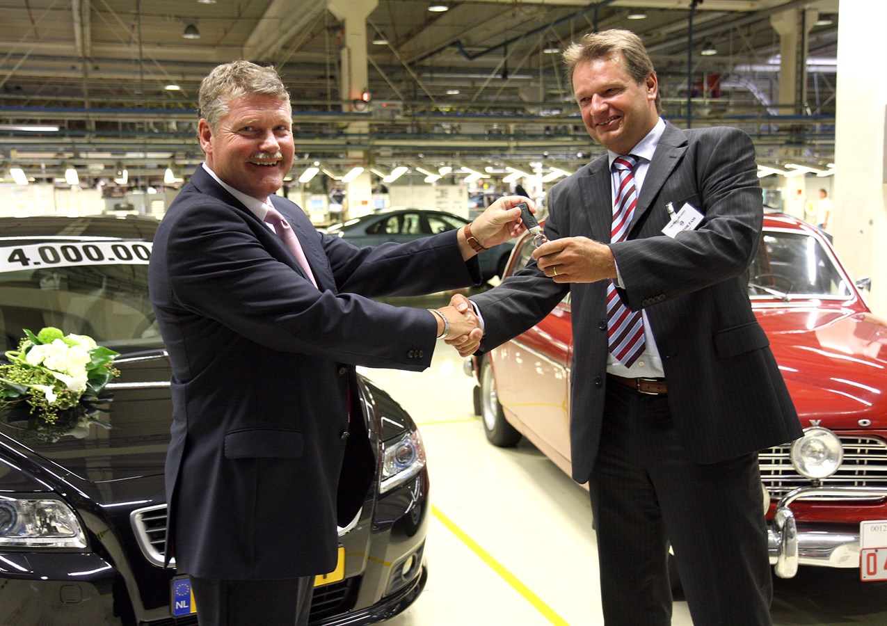 Volvo Cars Ghent has produced their 4 millionth Volvo - on the 8 August 2008