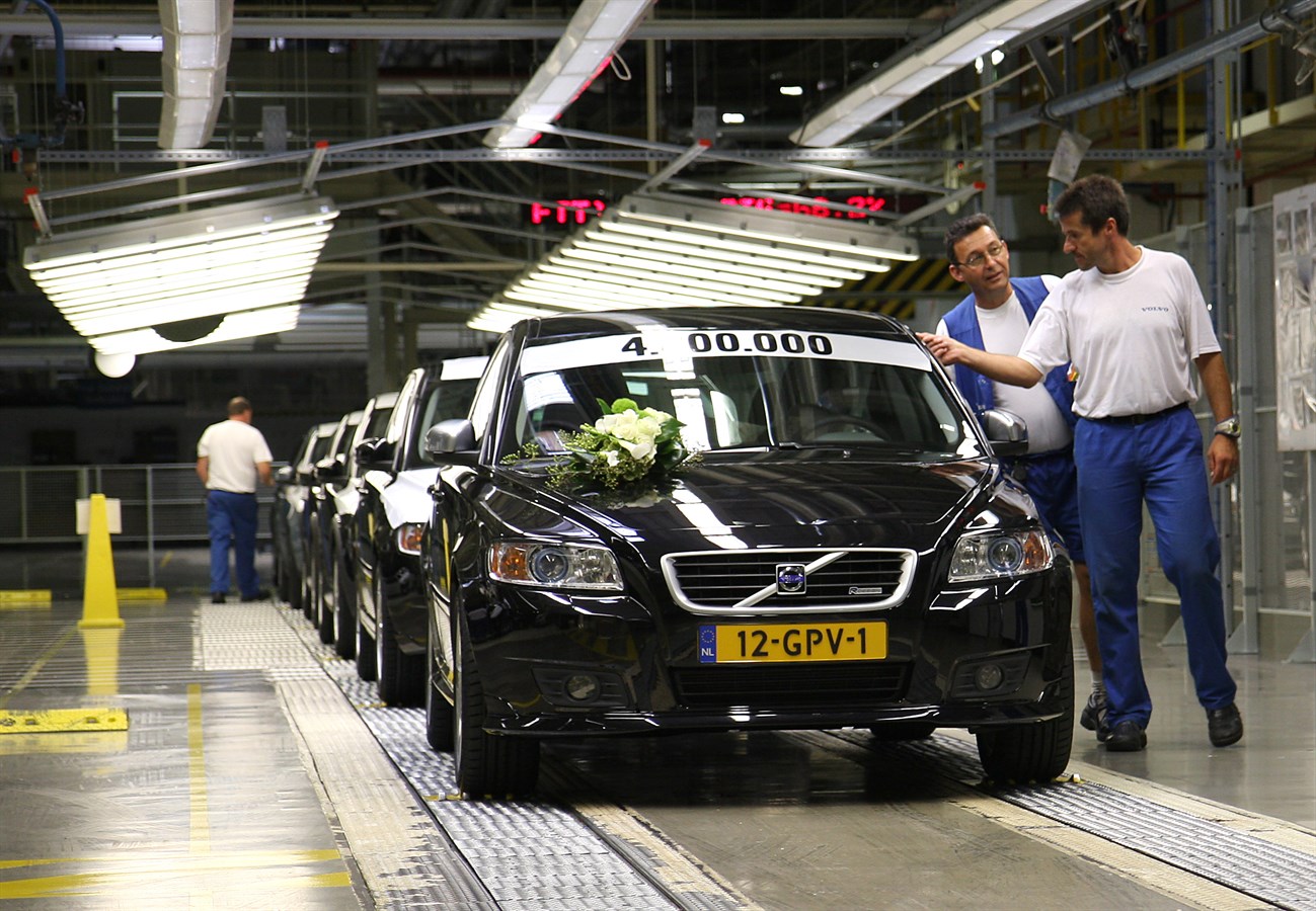 Volvo Car Gent bouwde 8 augustus de 4.000.000ste auto