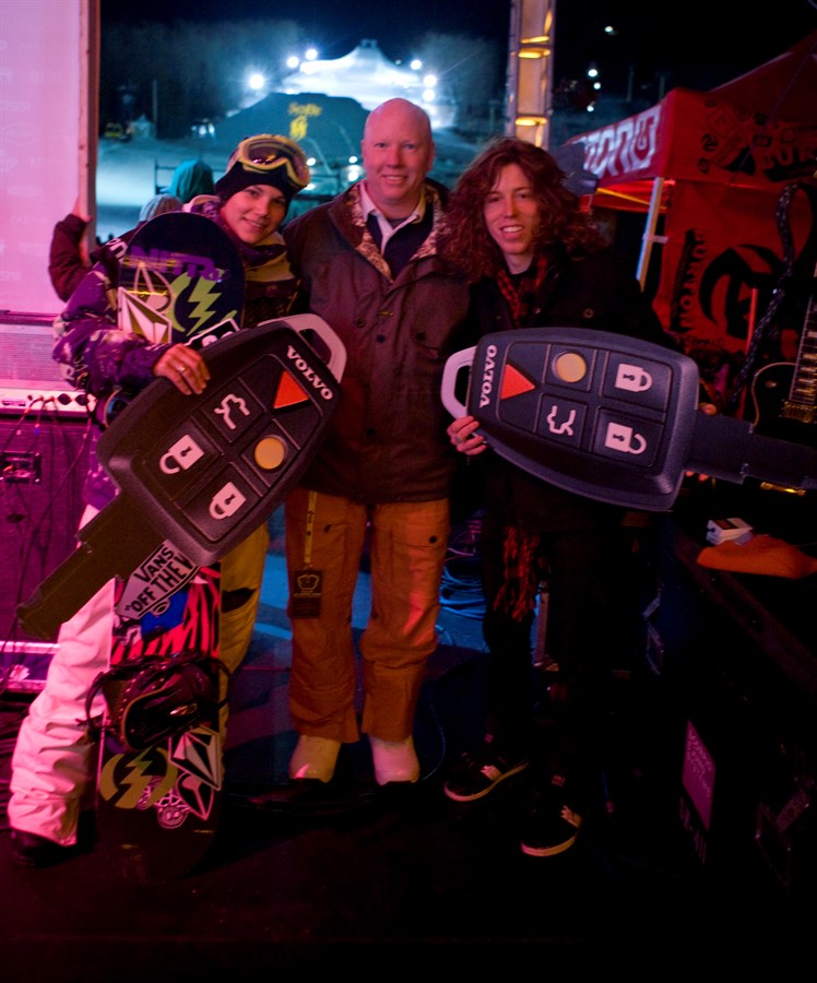 Volvo Car winners from the 08 US Open, snowboard