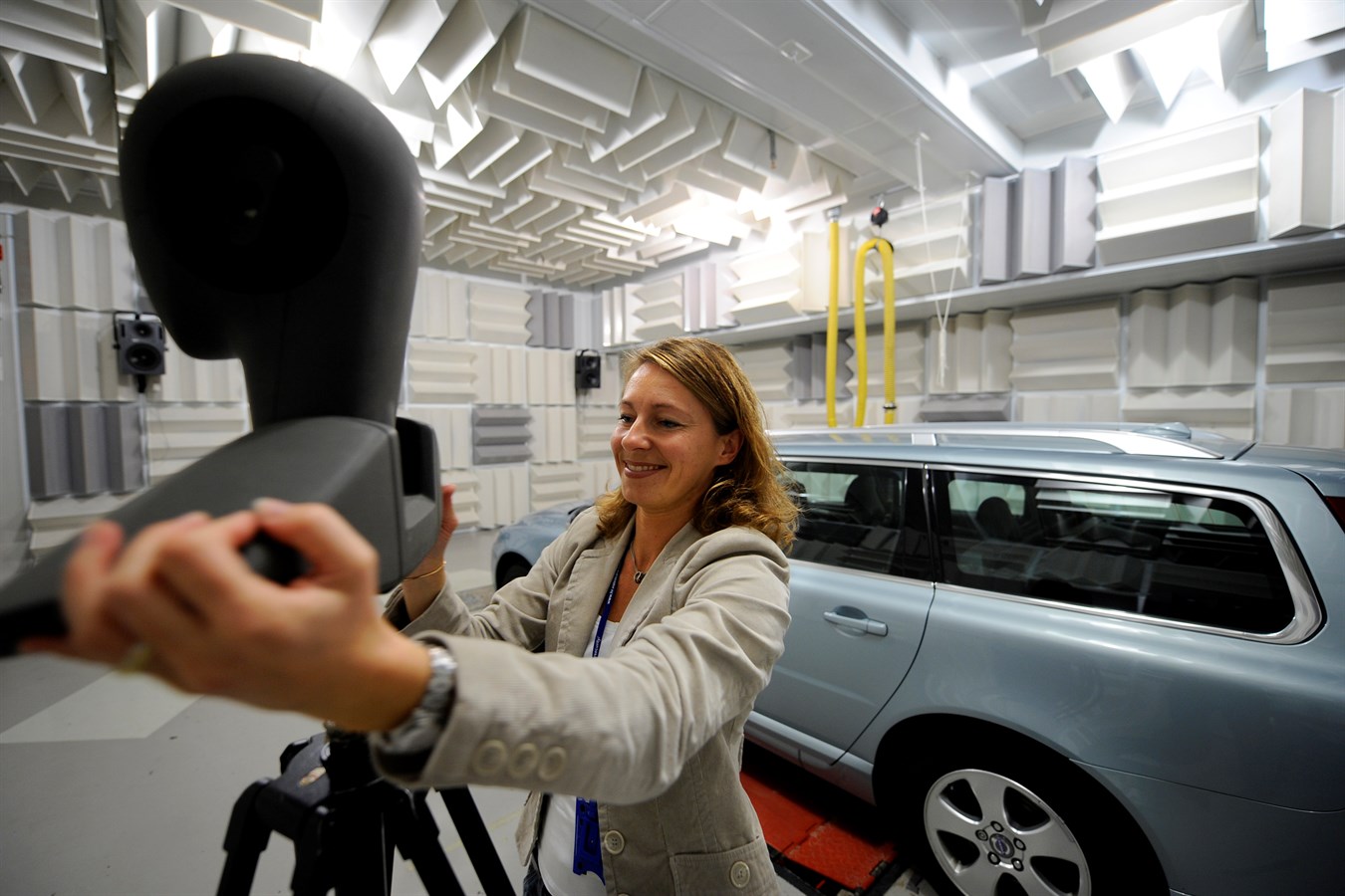 Anette Garnemark, system analyst Volvo Cars Noise, Vibration and Harshness team