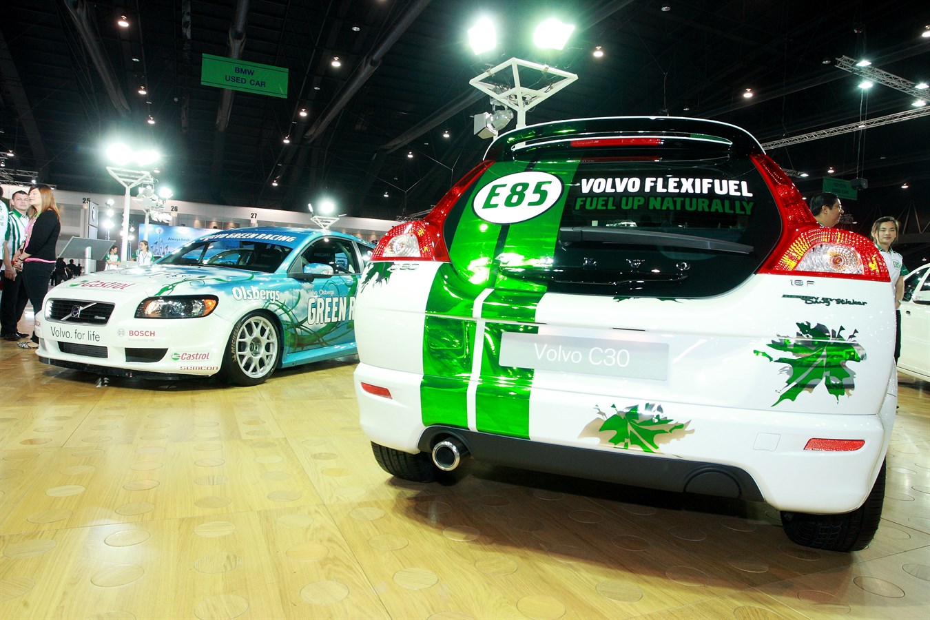 Volvo Flexifuel (E85) Volvo C30 1.8F and the STCC C30 Flexifuel at Motor Expo in Thailand
