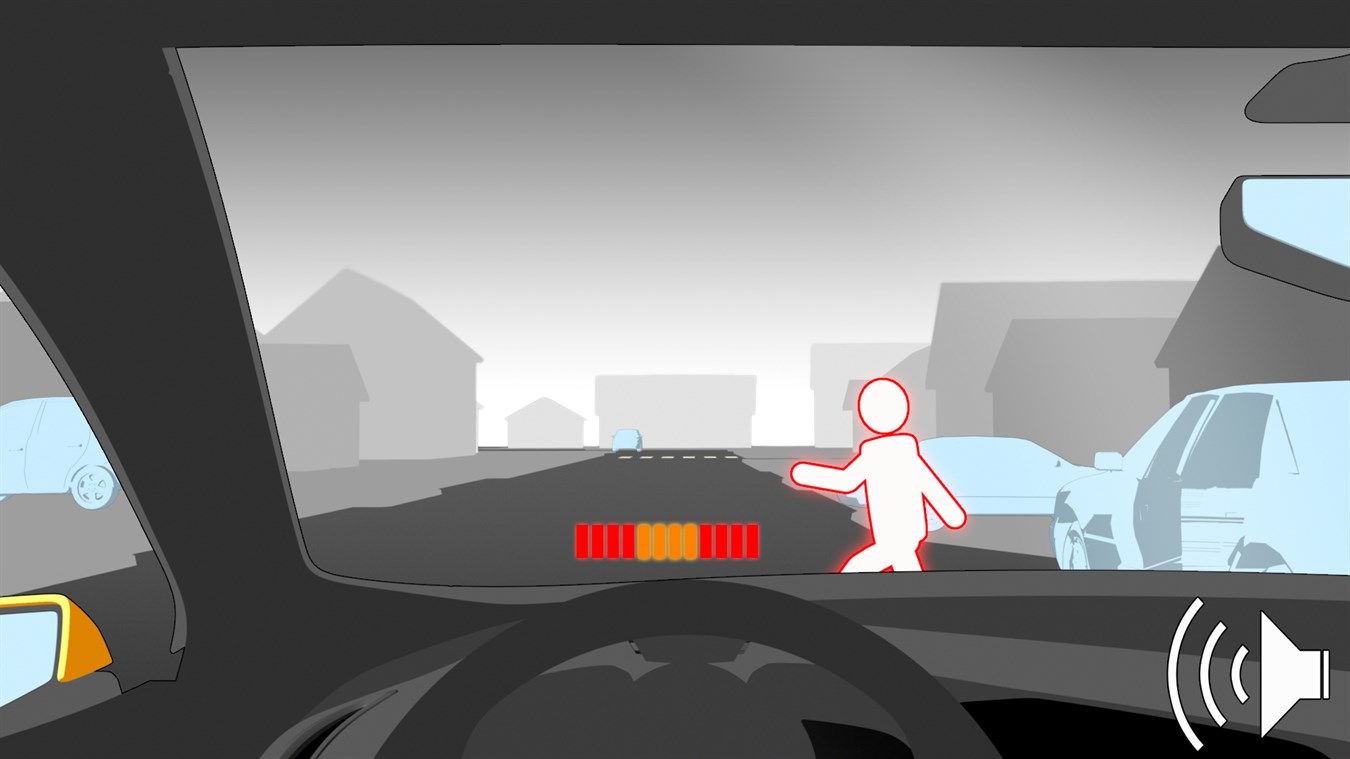 Pedestrian detection - illustration
