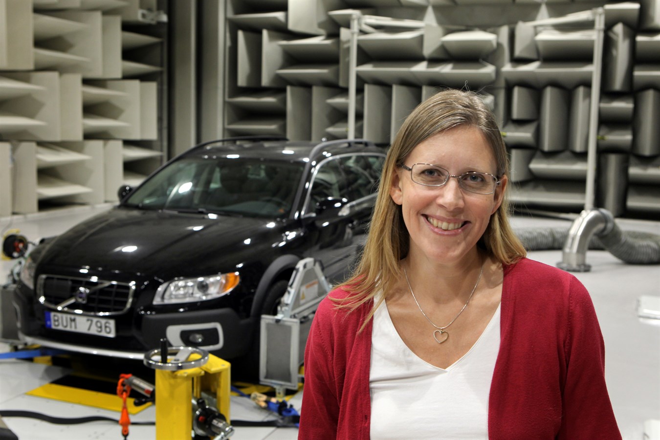 Eva Lahti, acoustic engineer at Volvo Cars