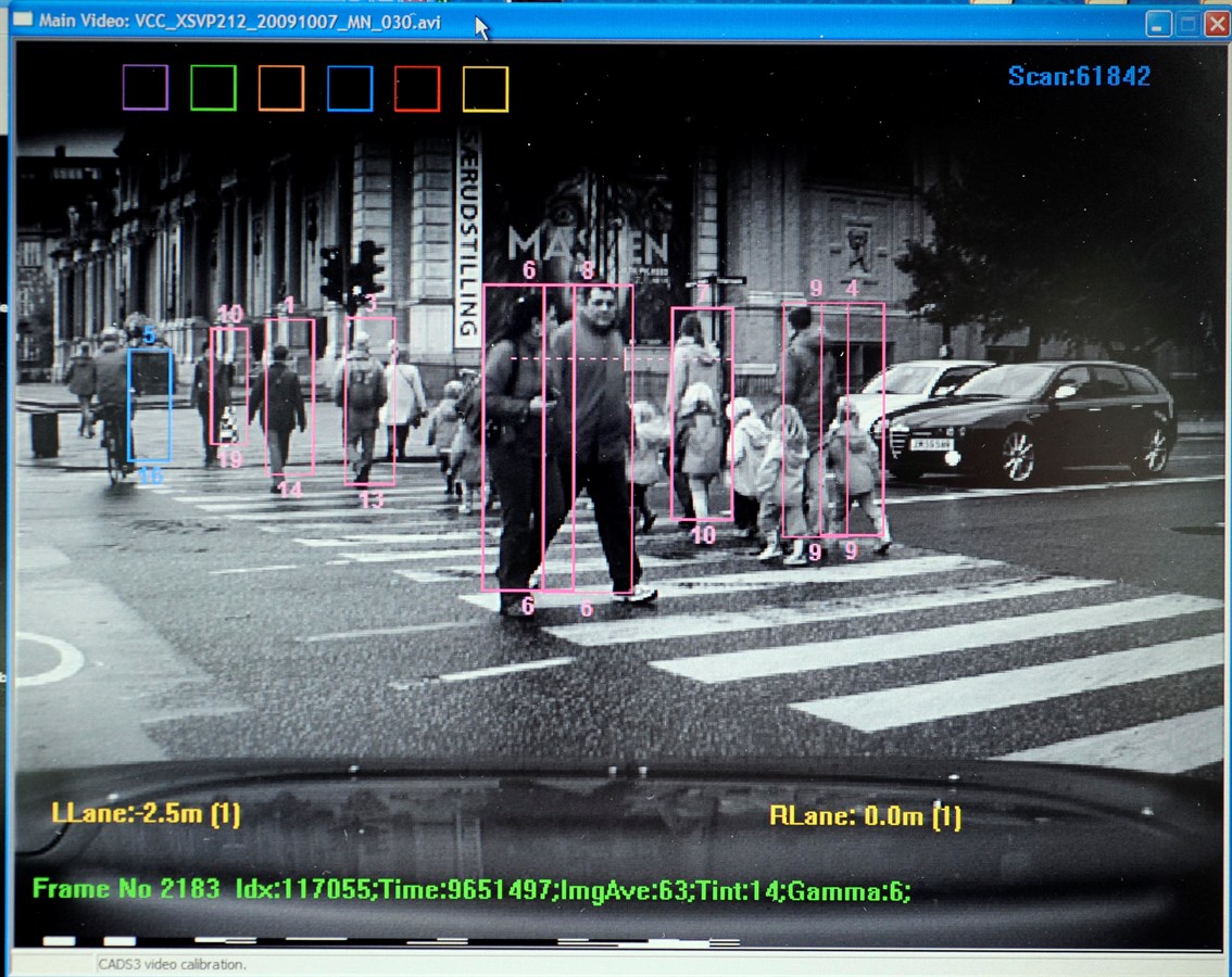 Pedestrian safety technology. This is how the pedestrians are identified through the pedestrian safety technology.