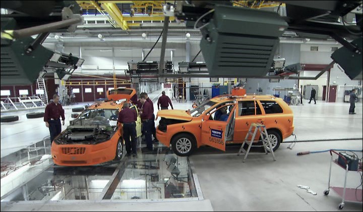 Volvo Cars Crash Test Lab 10 Years - Video Still