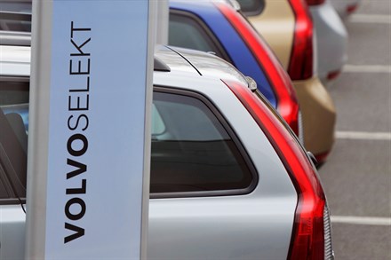 Volvo lanceert uniek Europees label voor tweedehandswagens: VOLVOSELEKT.