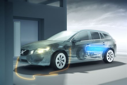 Une première pour Volvo Cars : l'hybride de prochaine génération  - La V60 hybride rechargeable est une voiture "trois en une"
