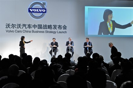 Launch of Volvo Cars business strategy for China (video 3:04)