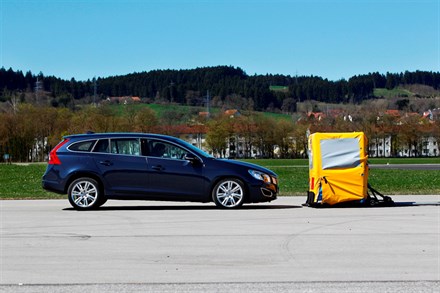 Volvo Personvagnars nödbromssystem vinner ADAC-test