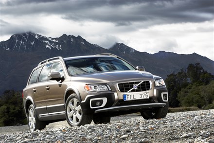 The all-new Volvo XC70 on display at ispo Sport & Style