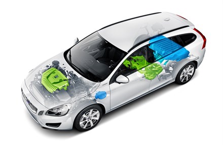 Volvo inizia la commercializzazione della V60 ibrida plug-in nel 2012