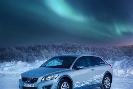 Volvo C30 Electric – guida confortevole anche a temperature sotto lo zero