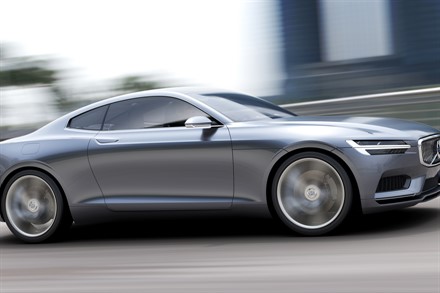 The Volvo Concept Coupé – the next-generation P1800: Elegant confidence enabled by the new scalable architecture