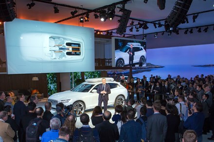 Volvo Car press conference at the 2014 Detroit Motor Show