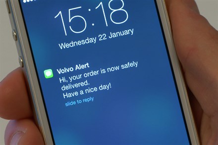Volvo Cars demonstrates the potential of connected cars with deliveries direct to people’s cars