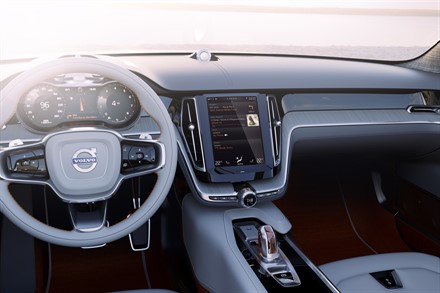 Gebruiksgemak en veiligheid staan aan de basis van Volvo's nieuwe interieurfilosofie