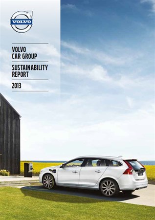 Volvo Car Group Sustainability Report 2013