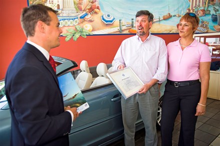 Volvo's 15 Millionth Car Comes with a Trip to Sweden - San Diego Couple Takes Delivery of a Milestone Volvo C70
