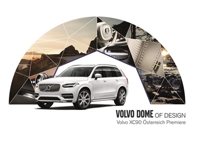 Mit der Österreich Premiere des neuen Volvo XC90 vor dem Wiener MuseumsQuartier beginnt ein neues Design-Zeitalter