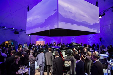 Die Österreich-Premiere des neuen Volvo XC90 im Wiener MuseumsQuartier