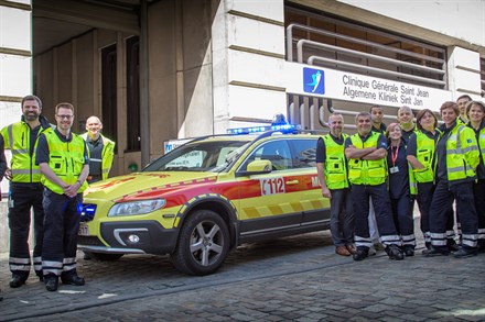 Kliniek Sint-Jan: de Volvo XC70 kan levens redden !