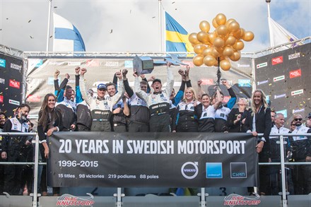 Thed Björk tar historisk STCC-titel för Polestar Cyan Racing