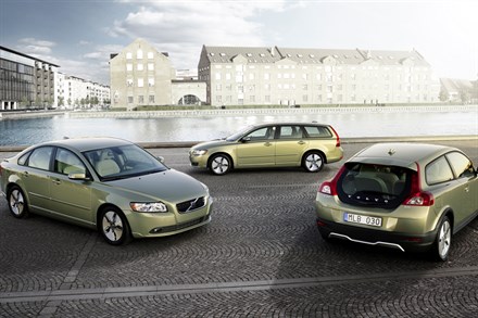 The new Volvo C30, S40 and V50 1.6D DRIVe - with CO2 emissions of 115 and 118 g/km