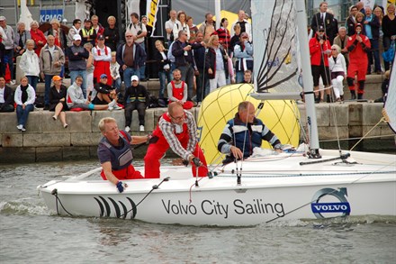 Volvo City Sailing angör Akers brygga