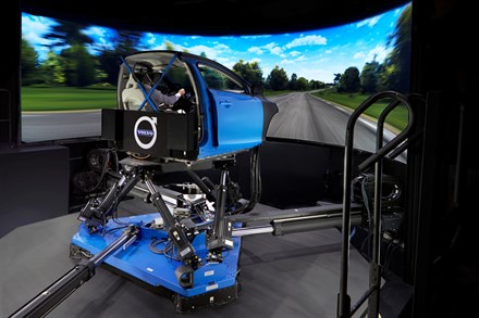 Volvo Cars uses the world’s most advanced chassis simulator to develop the next generation of its cars