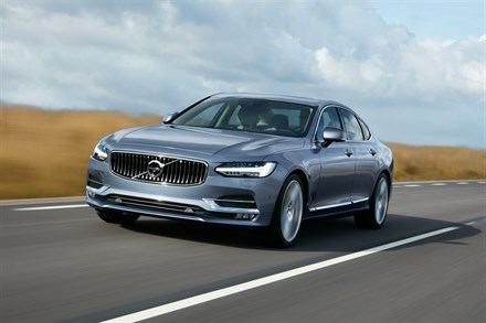 Volvo Cars launches its new S90 premium sedan in Detroit, highlighting its commitment to the US