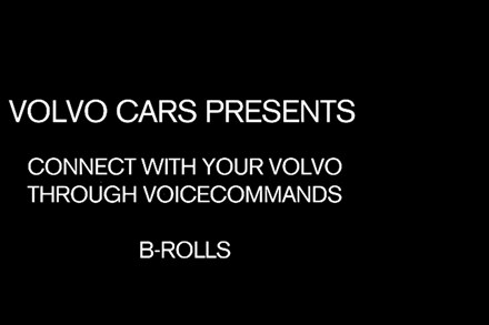 Volvo Cars Voice-Control Key Scenes B-Roll