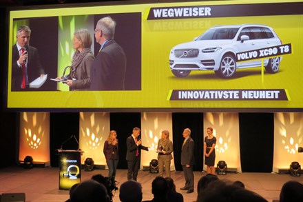 Der neue Volvo XC90 gewinnt den „MARCUS“, einen der wichtigsten Automobilpreise in Österreich