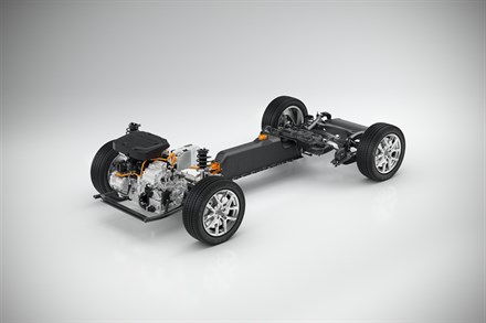 Volvo CMA-Plattform mit T5 Twin Engine Animation