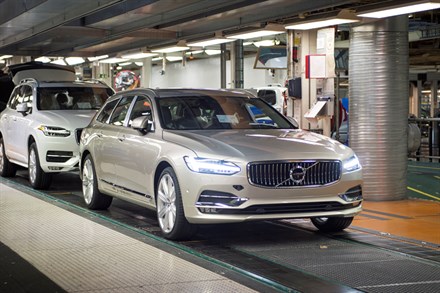 Volvo Cars expansion fortsätter när nya V90 går i produktion  