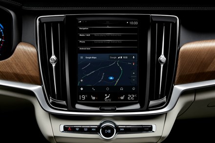 Volvo erweitert die Einbindung von Smartphones: Android Auto ab sofort in allen 90er Modellen verfügbar