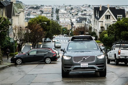 Uber lanserar självkörande pilotstudie i San Francisco tillsammans med Volvo Cars