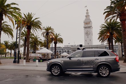 Uber launches self-driving pilot in San Francisco with Volvo Cars - A-roll