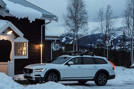 Volvo Cars and Tablet Hotels open secluded Get Away Lodge in the Swedish mountains 