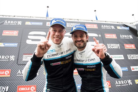 Prince Carl Philip and Thed Björk wins the Swedish GT premiere