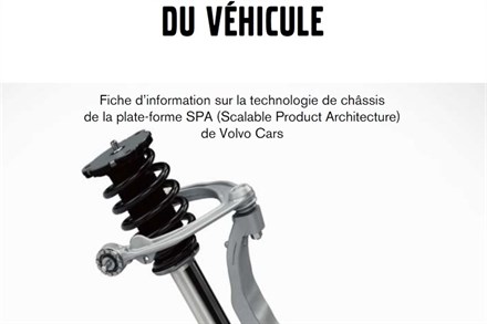 Volvo fiche d’information sur la technologie de châssis de la plate-forme SPA (Scalable Product Architecture)