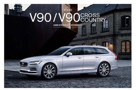 Volvo V90 & V90 Cross Country tarifs au 01 09 2017