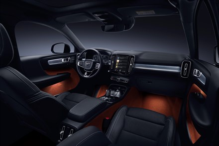 New Volvo XC40 interior design video