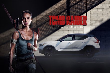 The New Volvo XC40 makes its Cinematic Debut in Warner Bros. Pictures and MGM’s Upcoming Motion Picture Event Tomb Raider