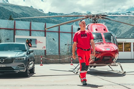 Volvo Schweiz startet Partnerschaft mit der legendären Air Zermatt