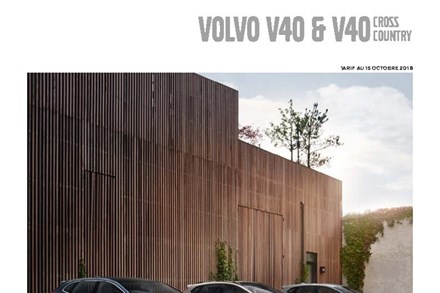 Tarifs Volvo V40 et V40 Cross Country au 15 octobre 2018