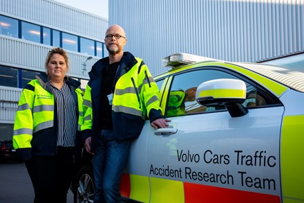 Article about Volvo Cars' Accident Research Team
